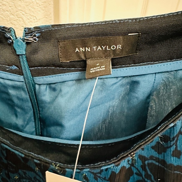 Ann Taylor chiffon, lined midi skirt. Size 0. NWT - Picture 4 of 5